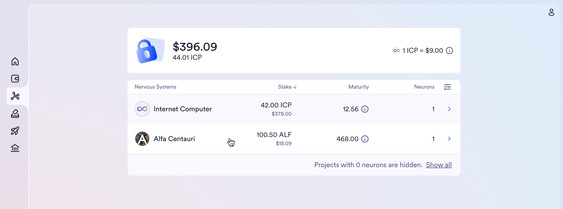 Example of how to get to neurons table